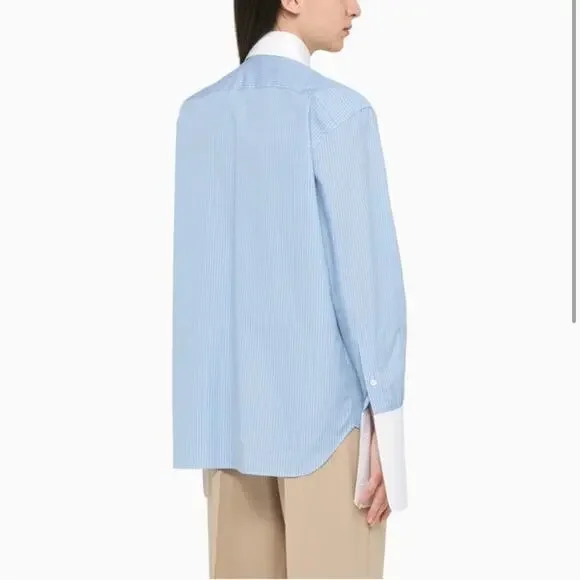 Woera signature button up pinstripe